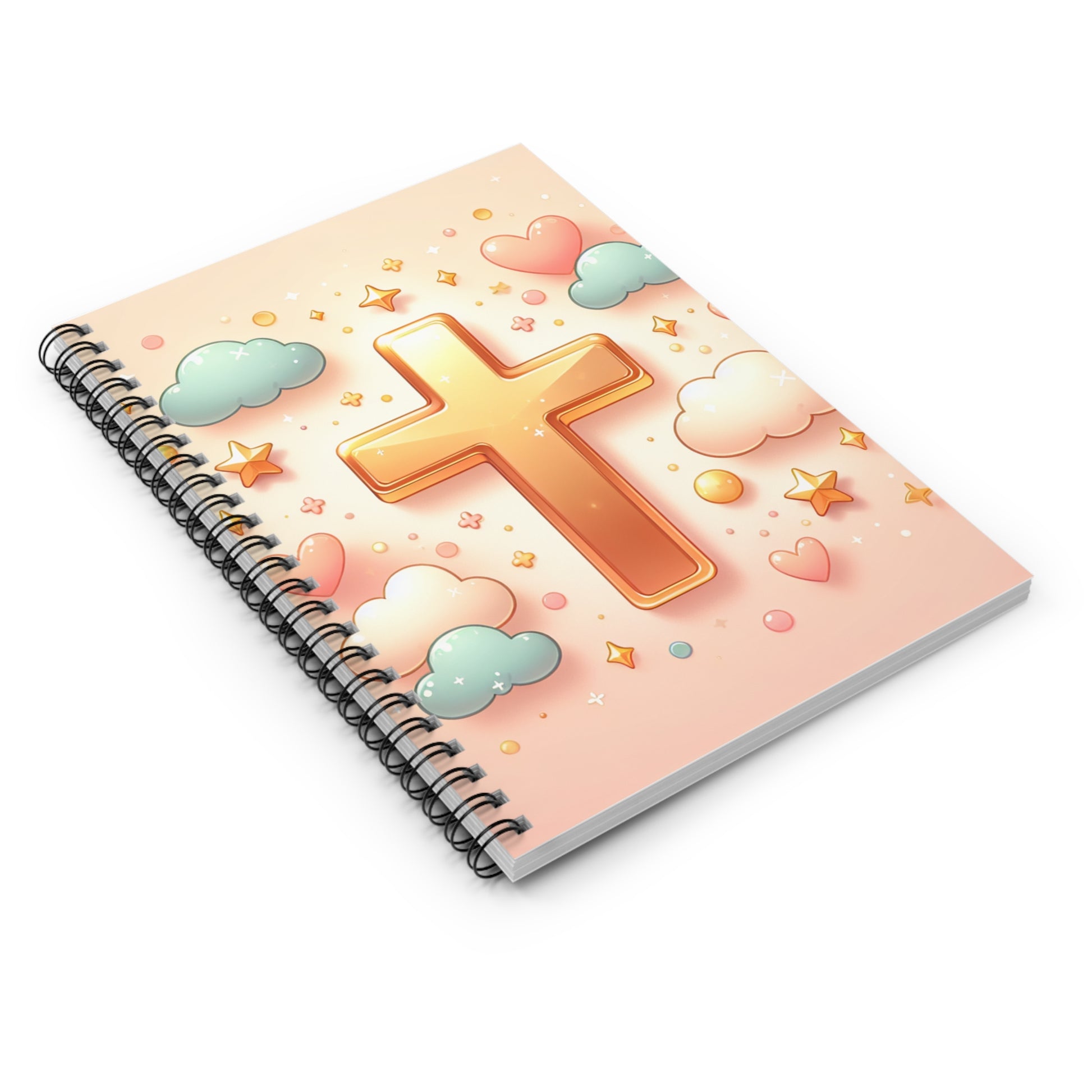 Pastel Cross Spiral Notebook