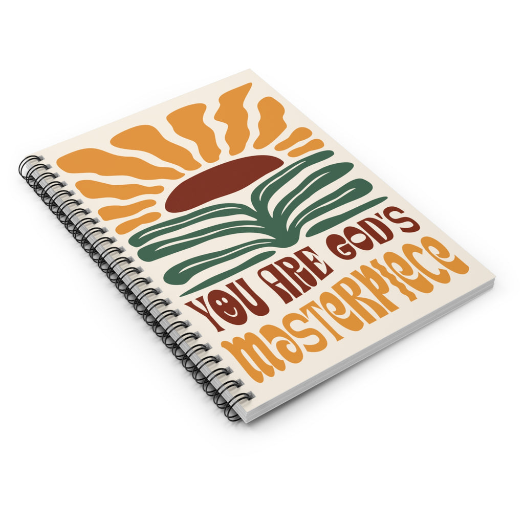 You Are God's Masterpiece - Spiral Notebook
