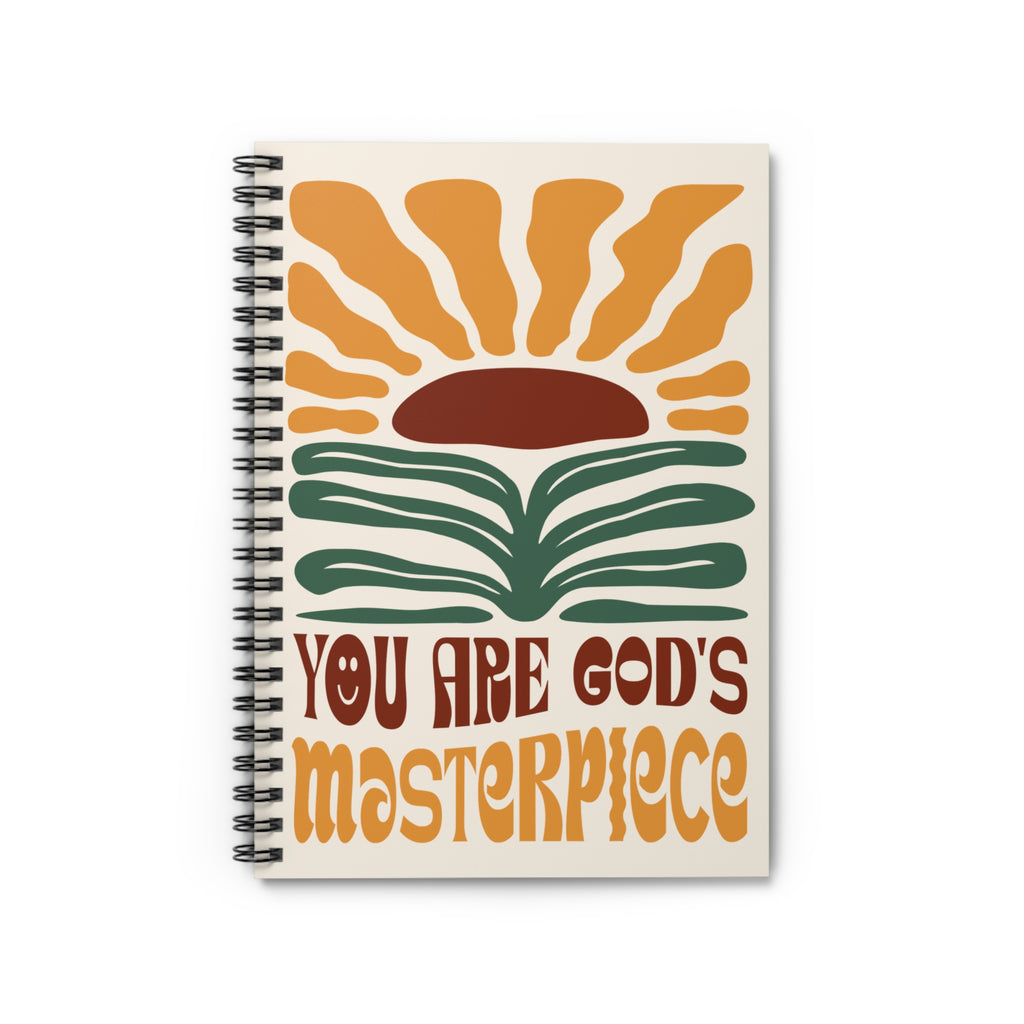 You Are God's Masterpiece - Spiral Notebook