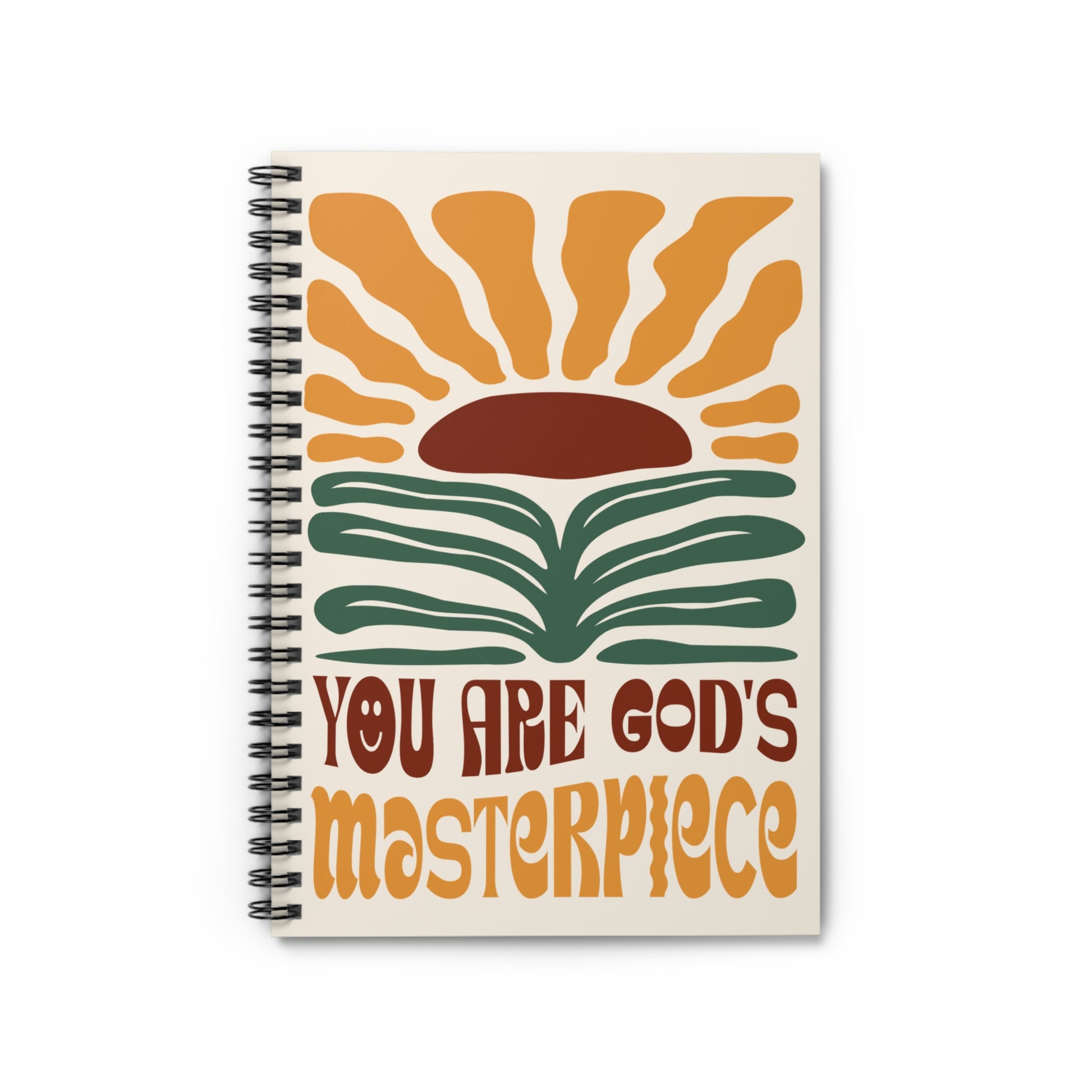 You Are God's Masterpiece - Spiral Notebook