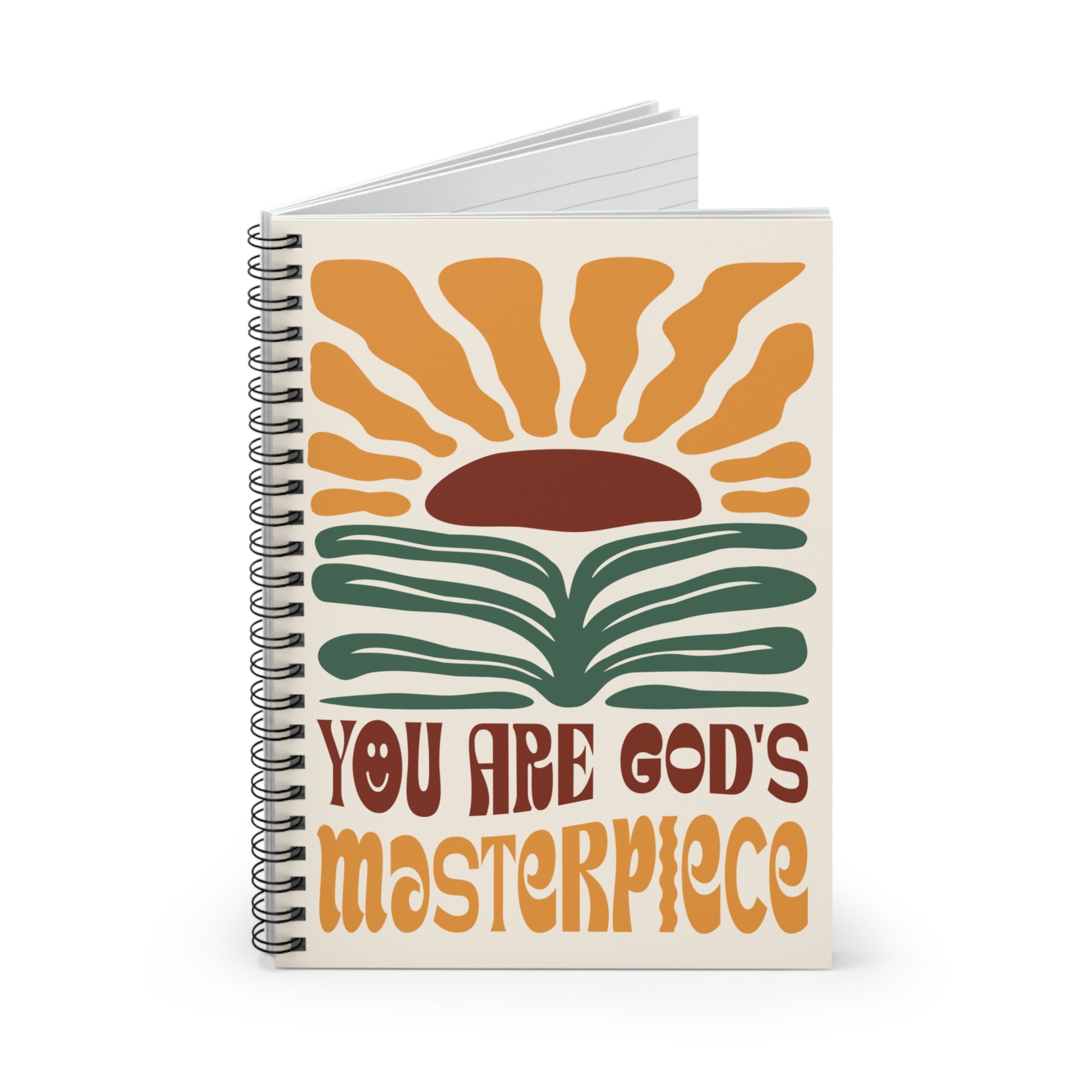 You Are God's Masterpiece - Spiral Notebook