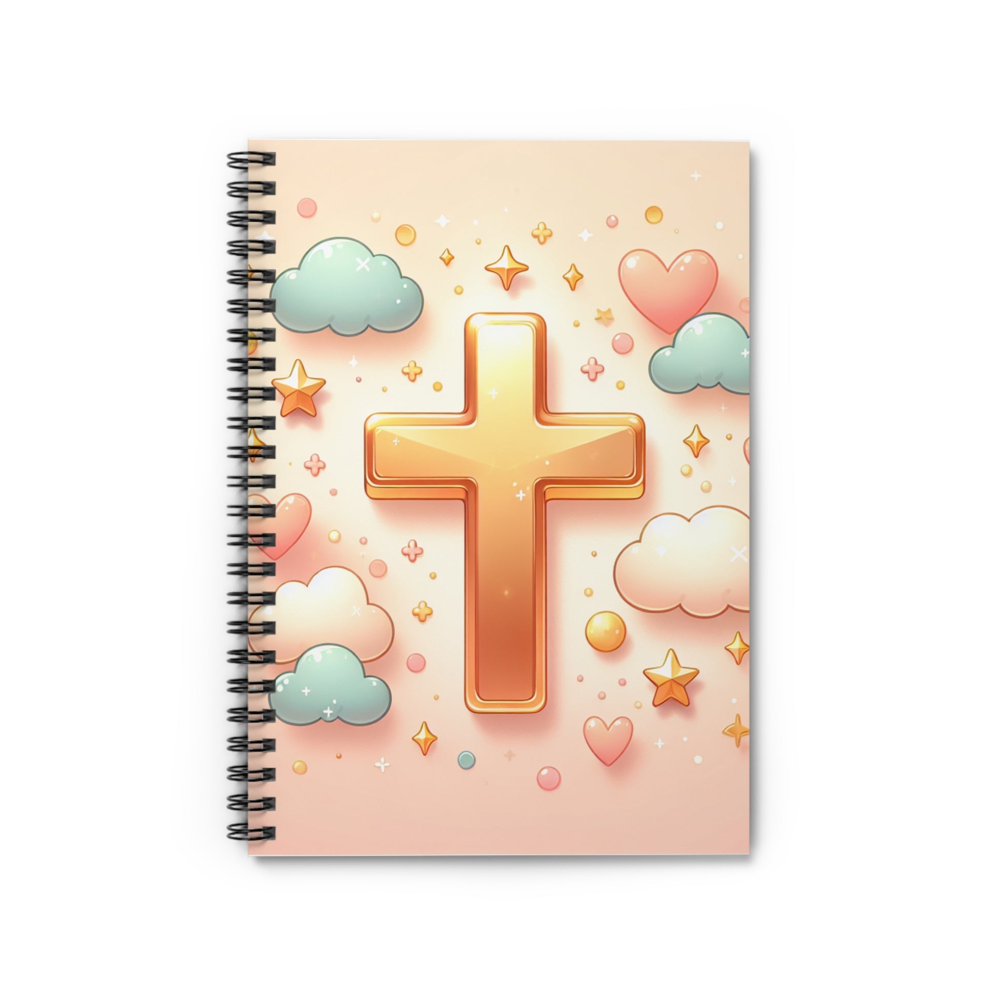 Pastel Cross Spiral Notebook