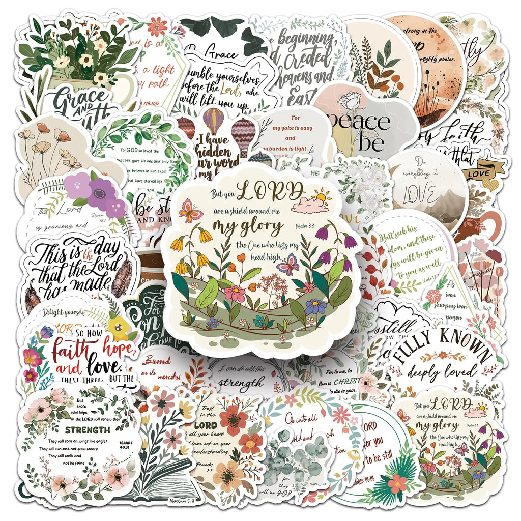 100 PCS Inspirational Jesus Stickers