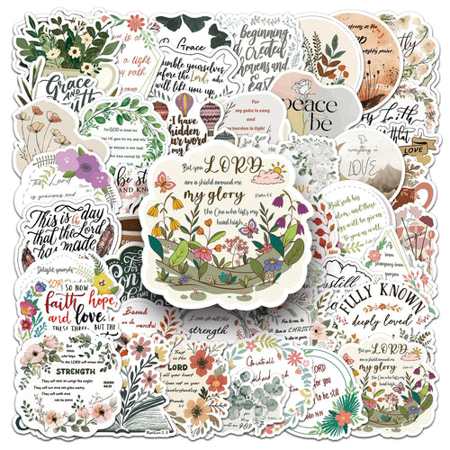 100 PCS Inspirational Jesus Stickers