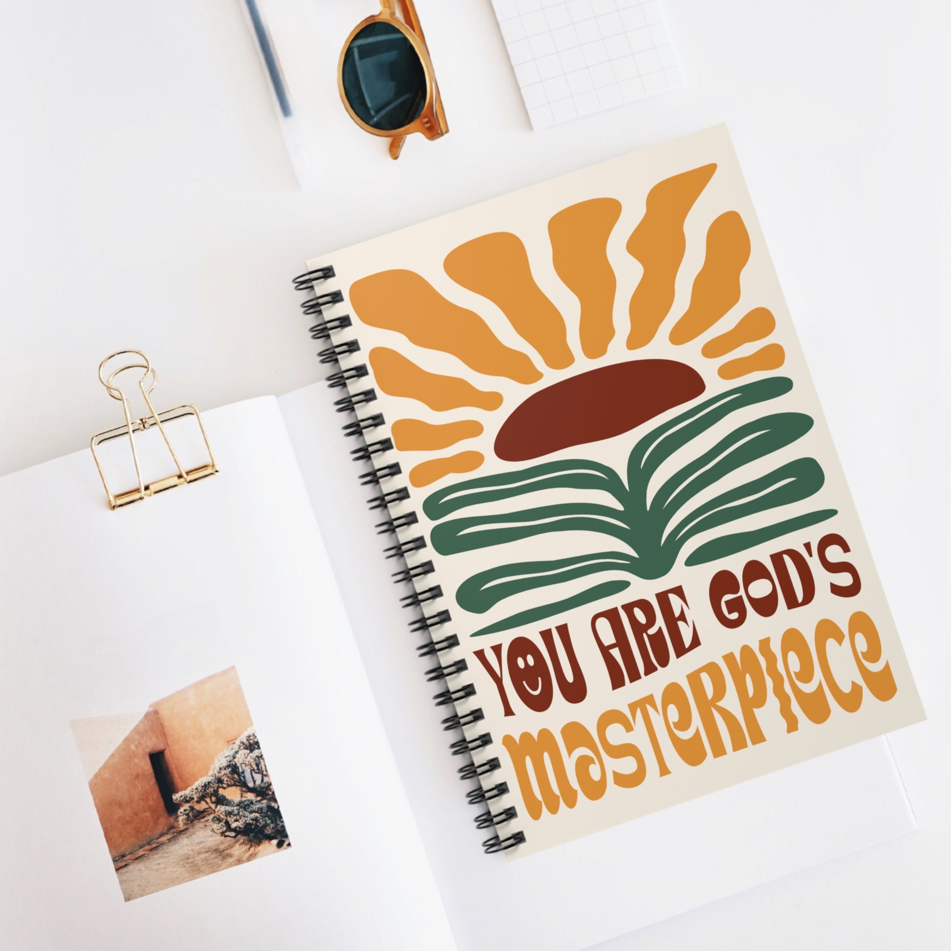 You Are God's Masterpiece - Spiral Notebook